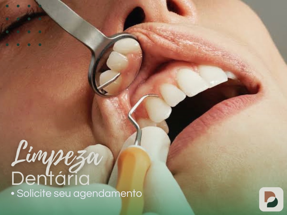 limpeza dentária